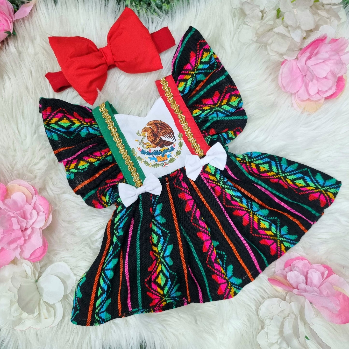 Traje Patrio Cambaya Tricolor