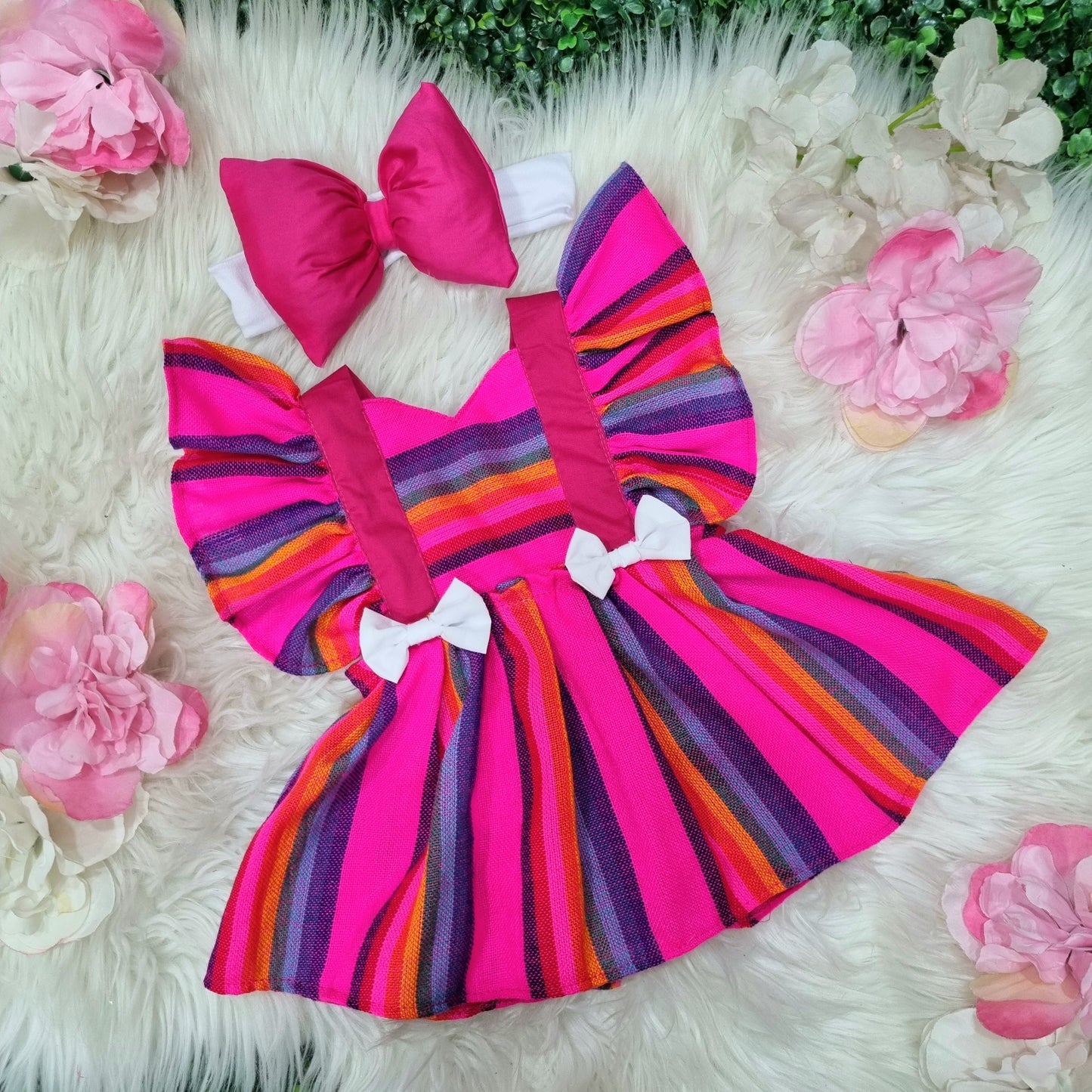 Traje Patrio Cambaya Rosa